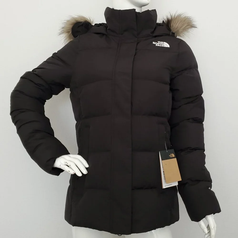 THE NORTH FACE WOMEN GOTHAM GOOSE DOWN PUFFER JACKET Black size S M L XL XXL - Picture 1 of 4